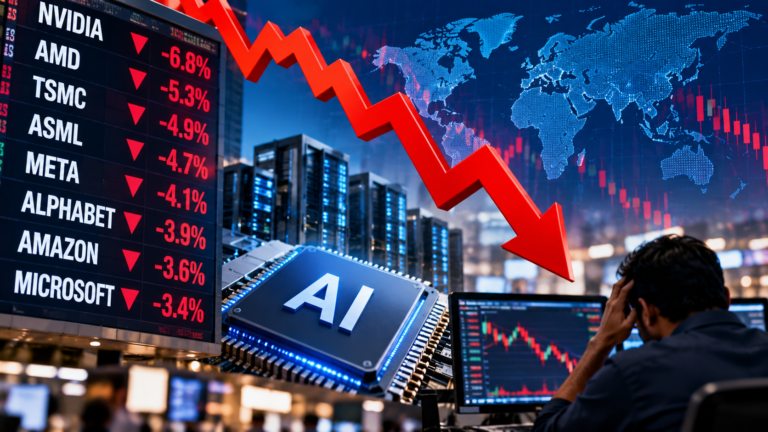Global AI Stock Sell-Off Deepens as Data-Centre Debt and US Inflation Worry Investors