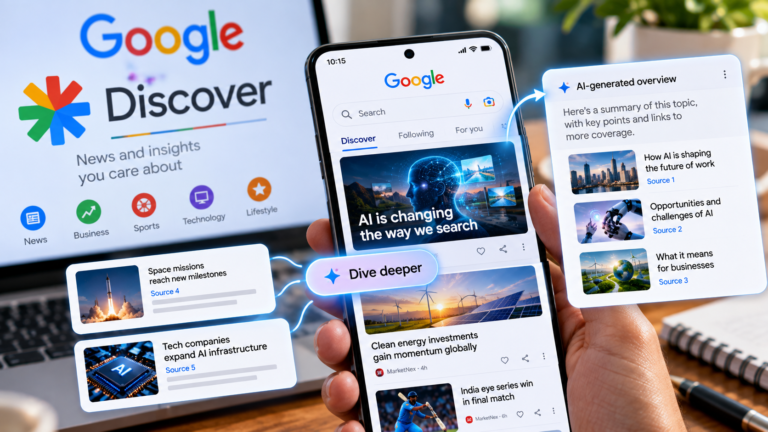 Google Discover Tests ‘Dive Deeper’ AI Overviews: What Publishers Should Watch