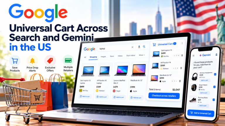 Google Launches Universal Cart Across Search and Gemini in the US