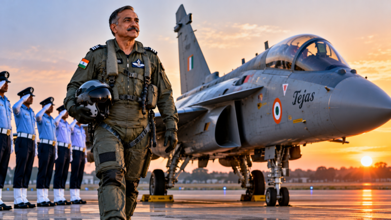 IAF Chief AP Singh Flies Final Tejas Sortie Before Retirement