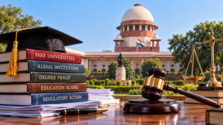 Supreme Court Asks UGC to Issue Public Advisories Against Fake Educational Institutions
