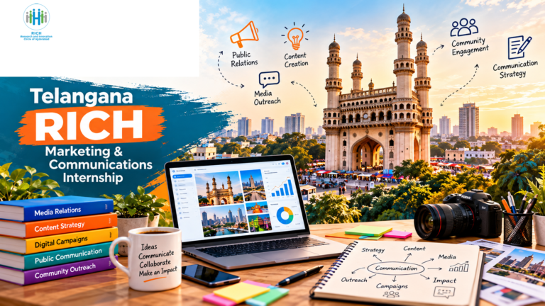 Marketing and Communications Internship at Telangana RICH: Six-Month Hyderabad Opportunity